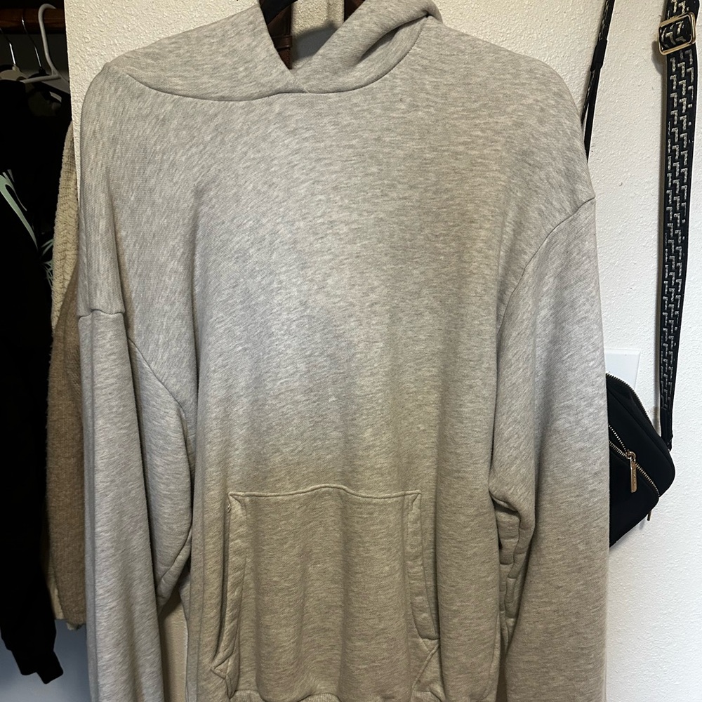 Gymshark Light Gray Women's Cowl Neck Sweater
